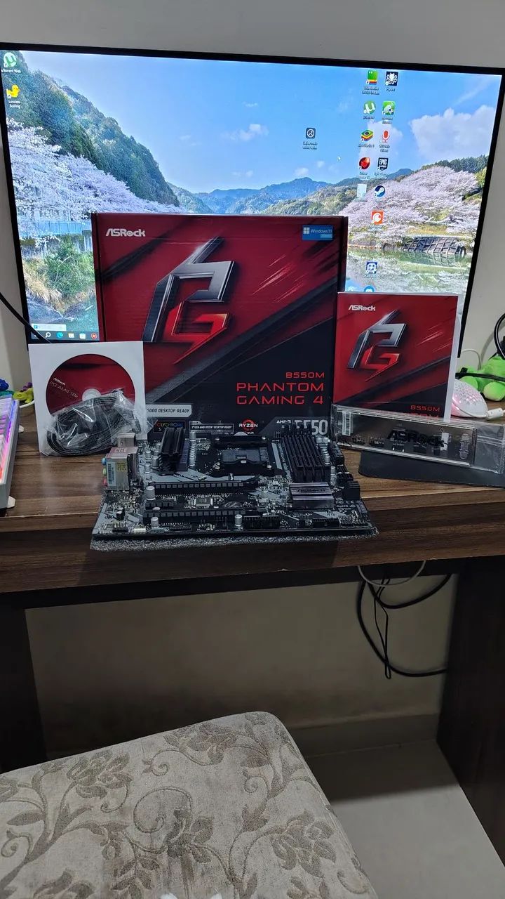 PLACA MÃE B550M PHANTOM GAMING 4