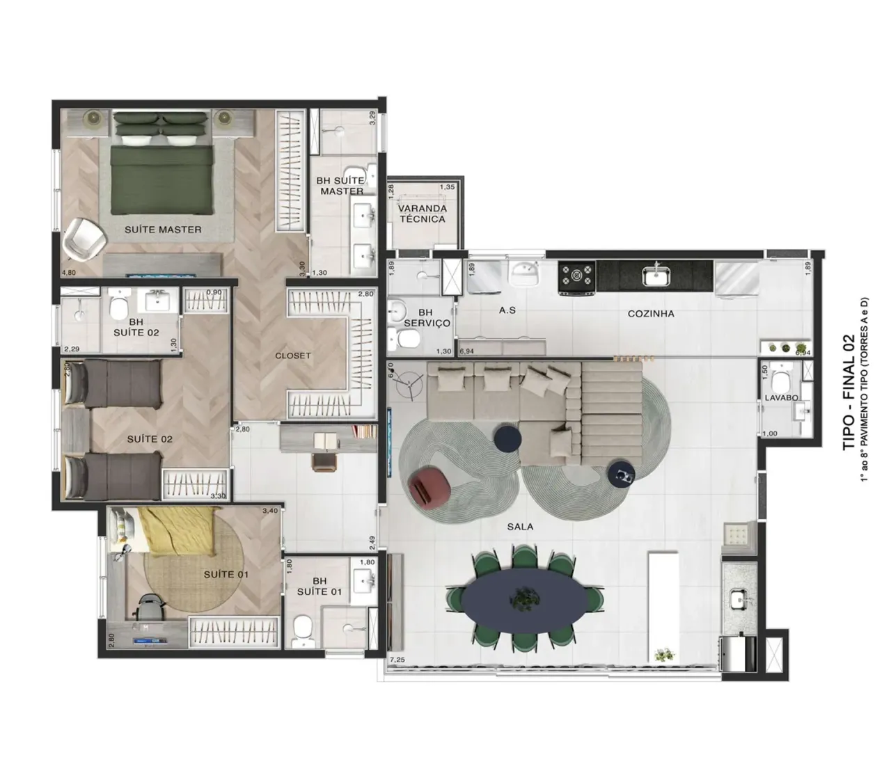 PLANTA 137m²