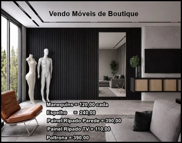 Moveis e Acessórios de Boutique 