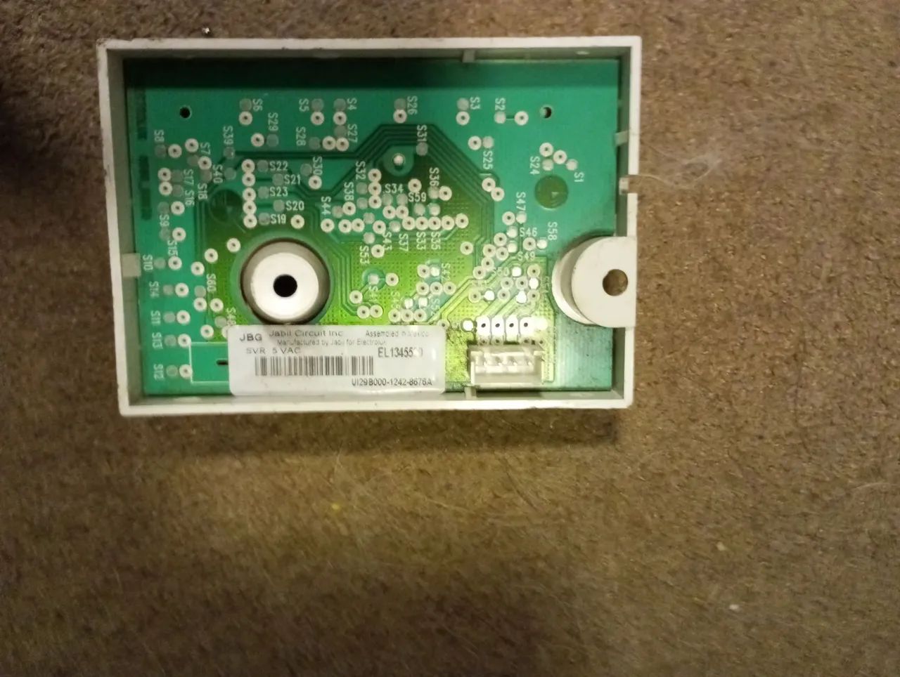 Placa de interface lavadora Eletrolux trw 10 ou trw 12  - Foto 2