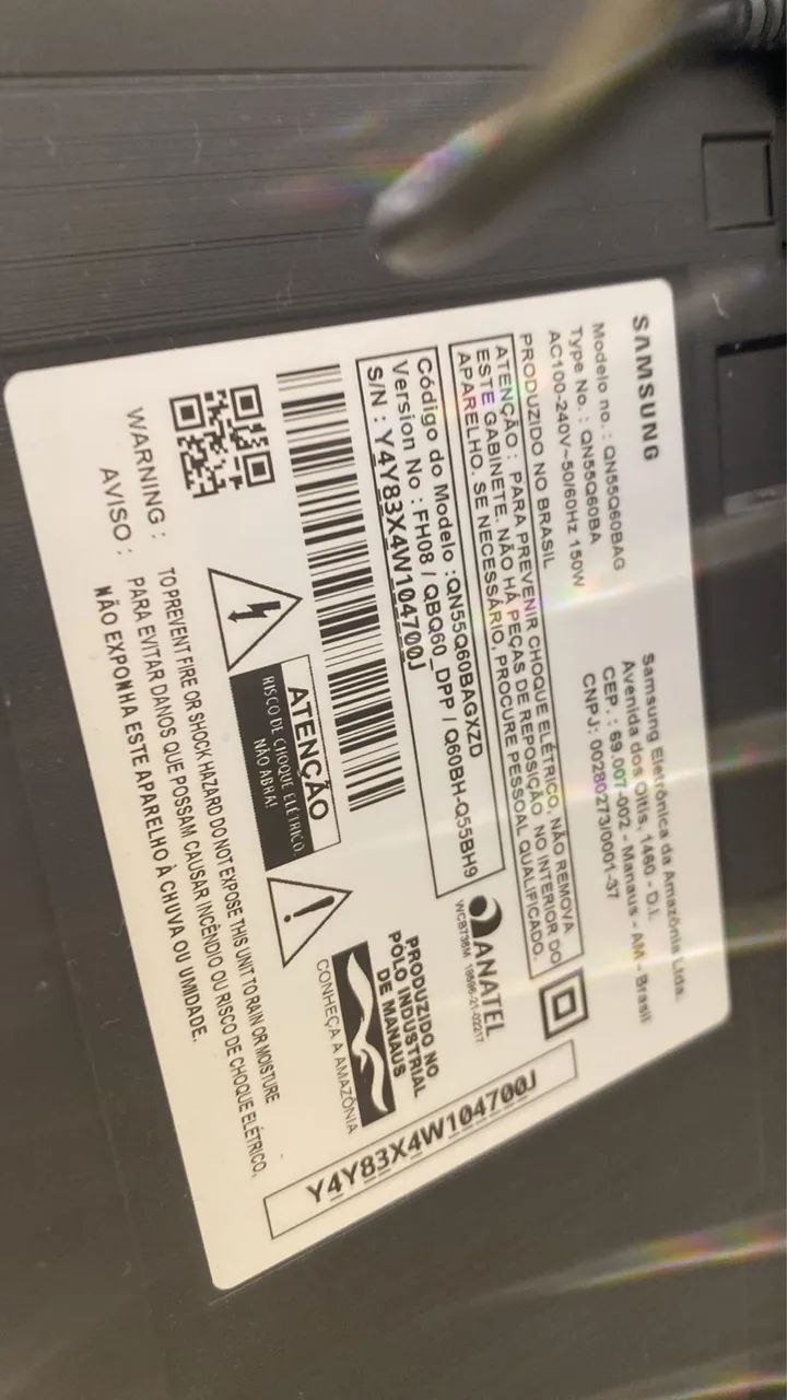 VENDO TV 55? SAMSUNG (precisa arrumar display)  - Foto 3
