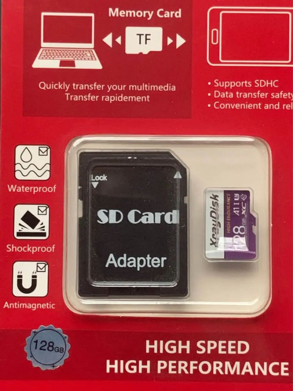 Promoção: Micro SD Xraydisc 128 gb classe 10 Original - Foto 2