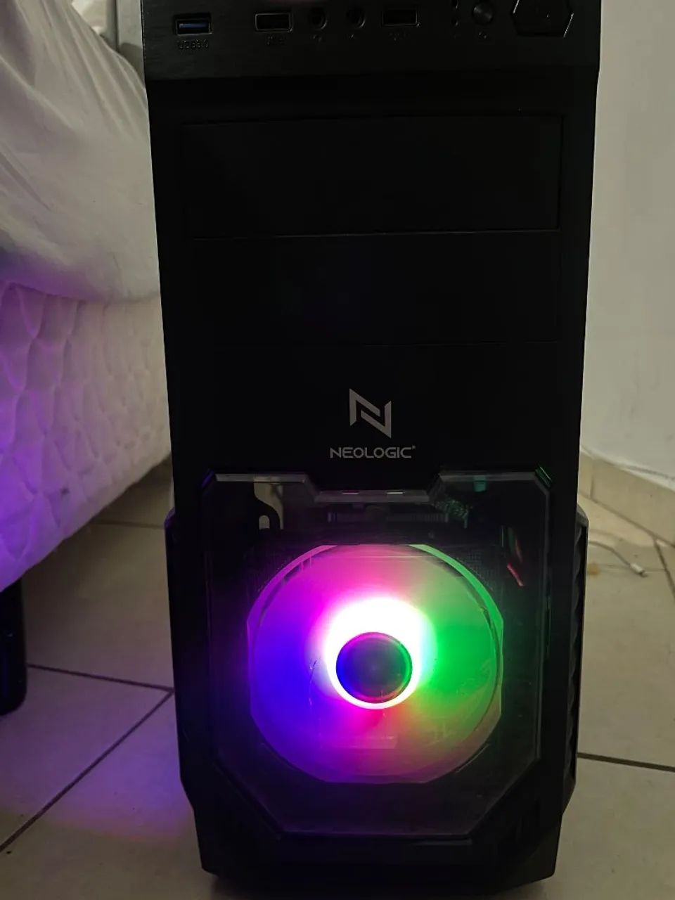 PC Gamer Intel Core i5 + RX550 + Televisão LG - Foto 4