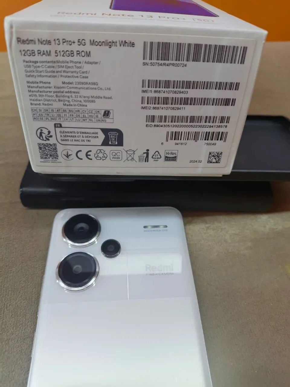 Not  13 pro plus tela curvada novo na caixa - Foto 4