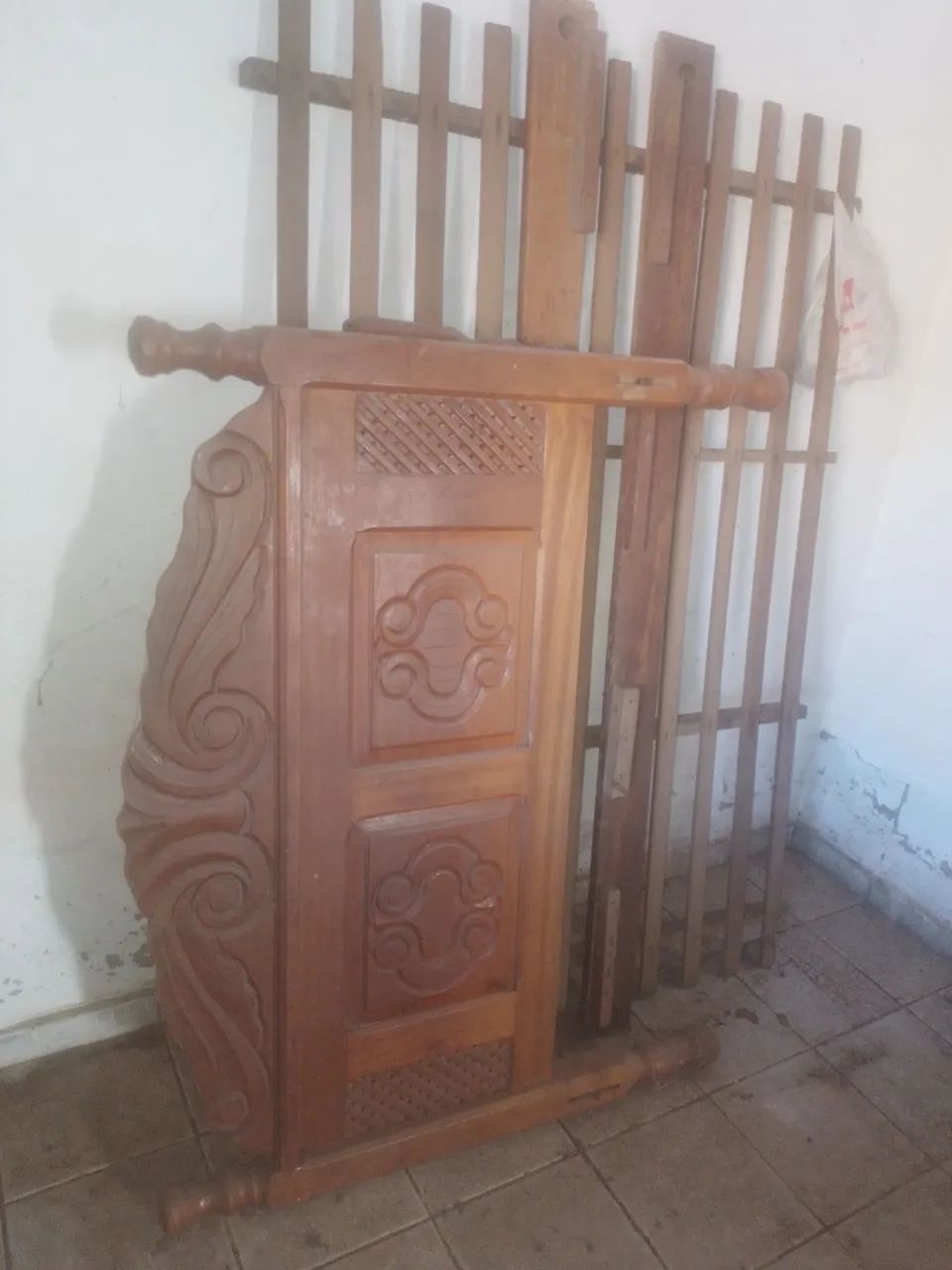 Cama de casal de cerejeira - Foto 3