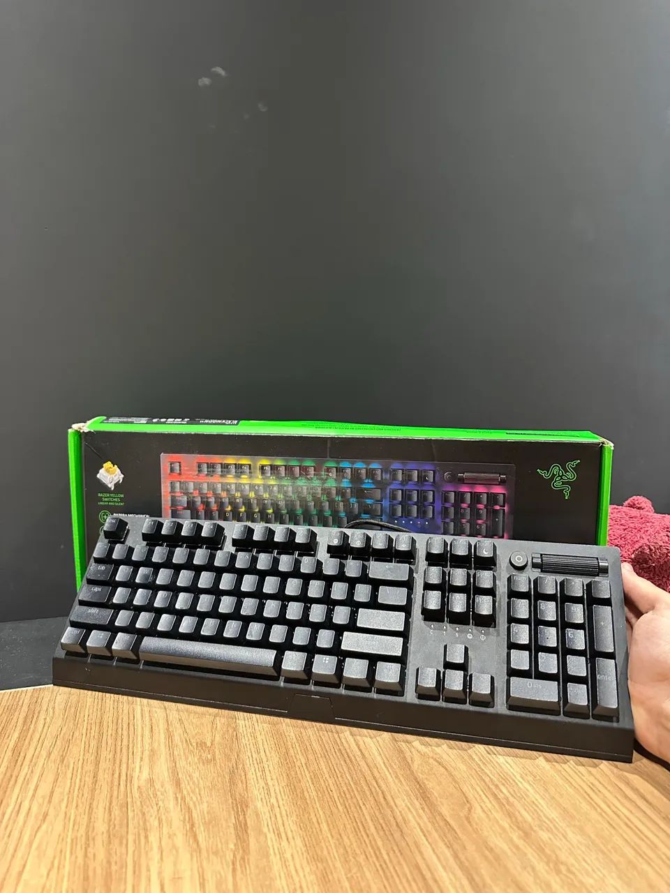 Teclado Gamer Mecânico Razer Blackwidow V3 Óptico Switch Yellow - Foto 6