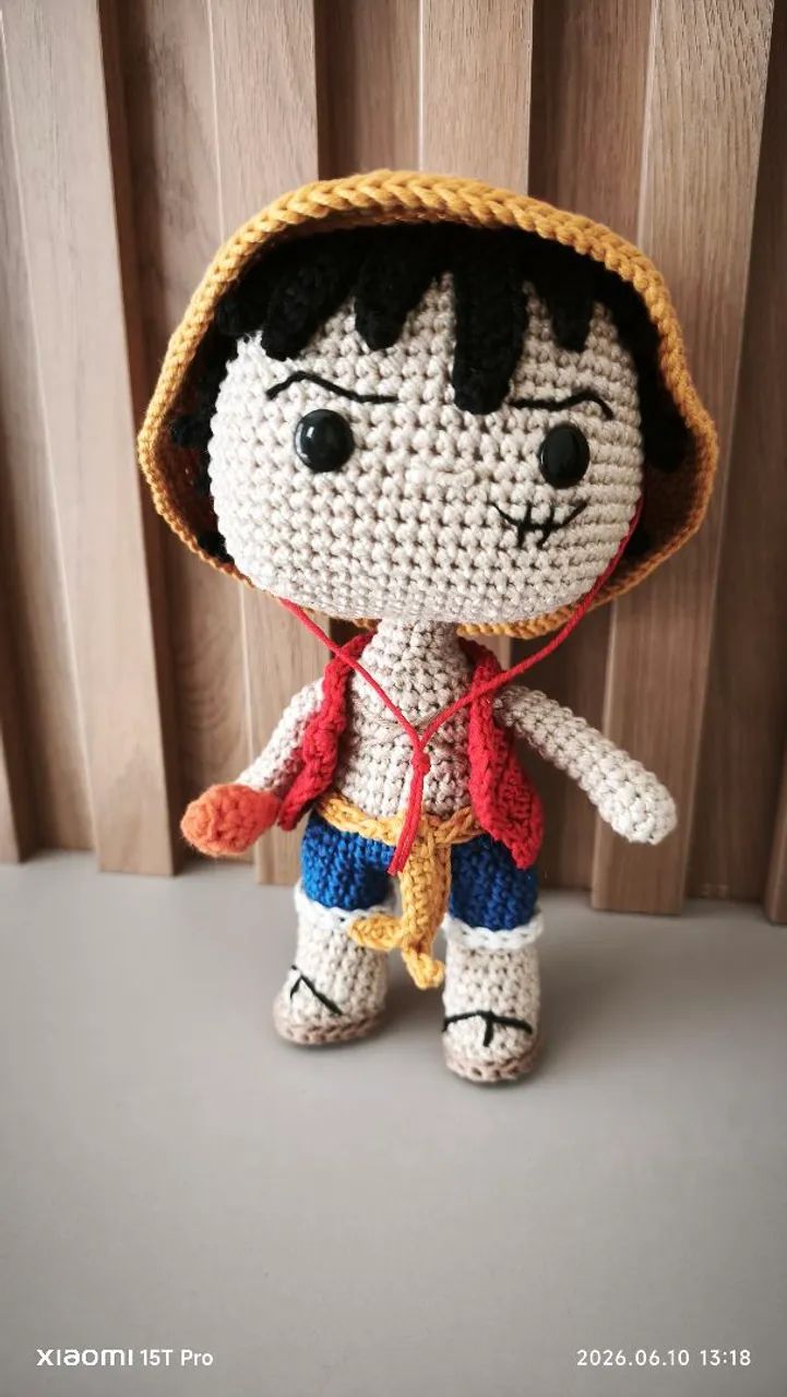 Luffy amigurumi  - Foto 2