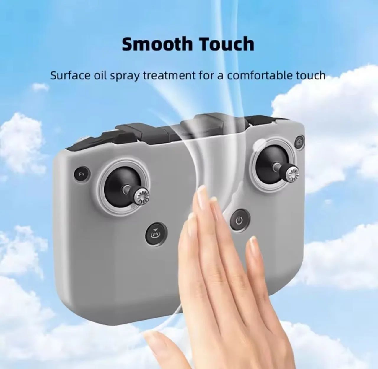 Capa Silicone Proteção Controle Drone Dji Mini 4k/2/3 Mavic RC-N1 - Foto 5