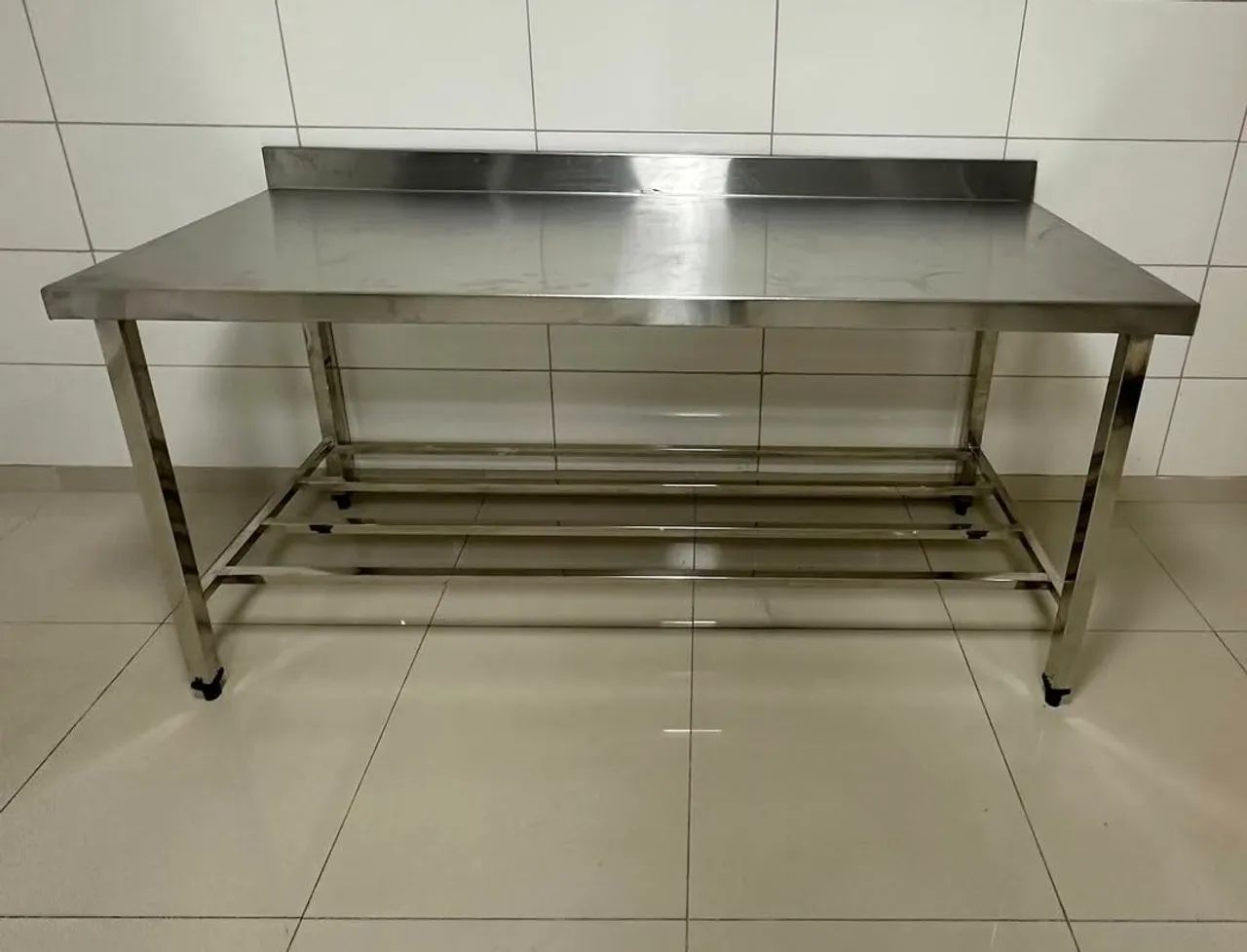 Mesa inox 3,00x0,50x0,90