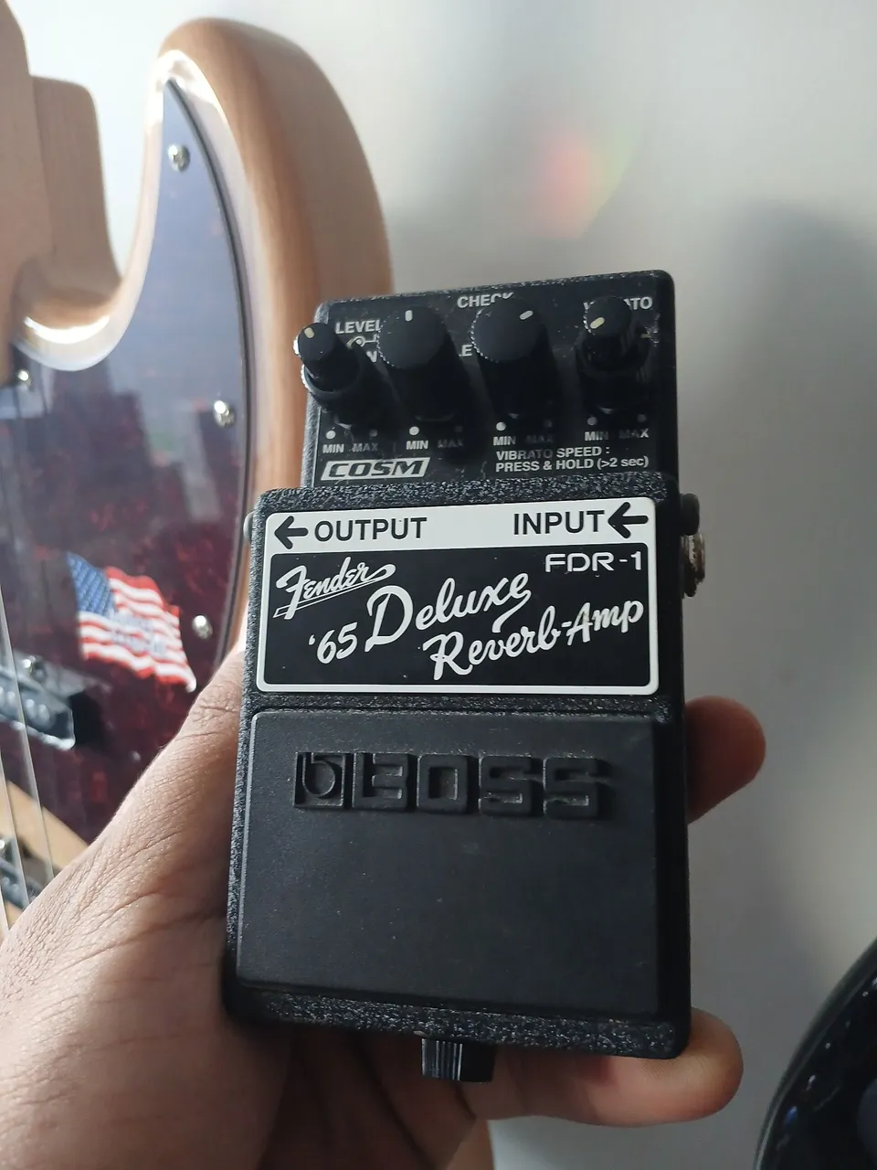 Pedal BOSS Fender '65 Deluxe Reverb-Amp FDR-1 - Instrumentos