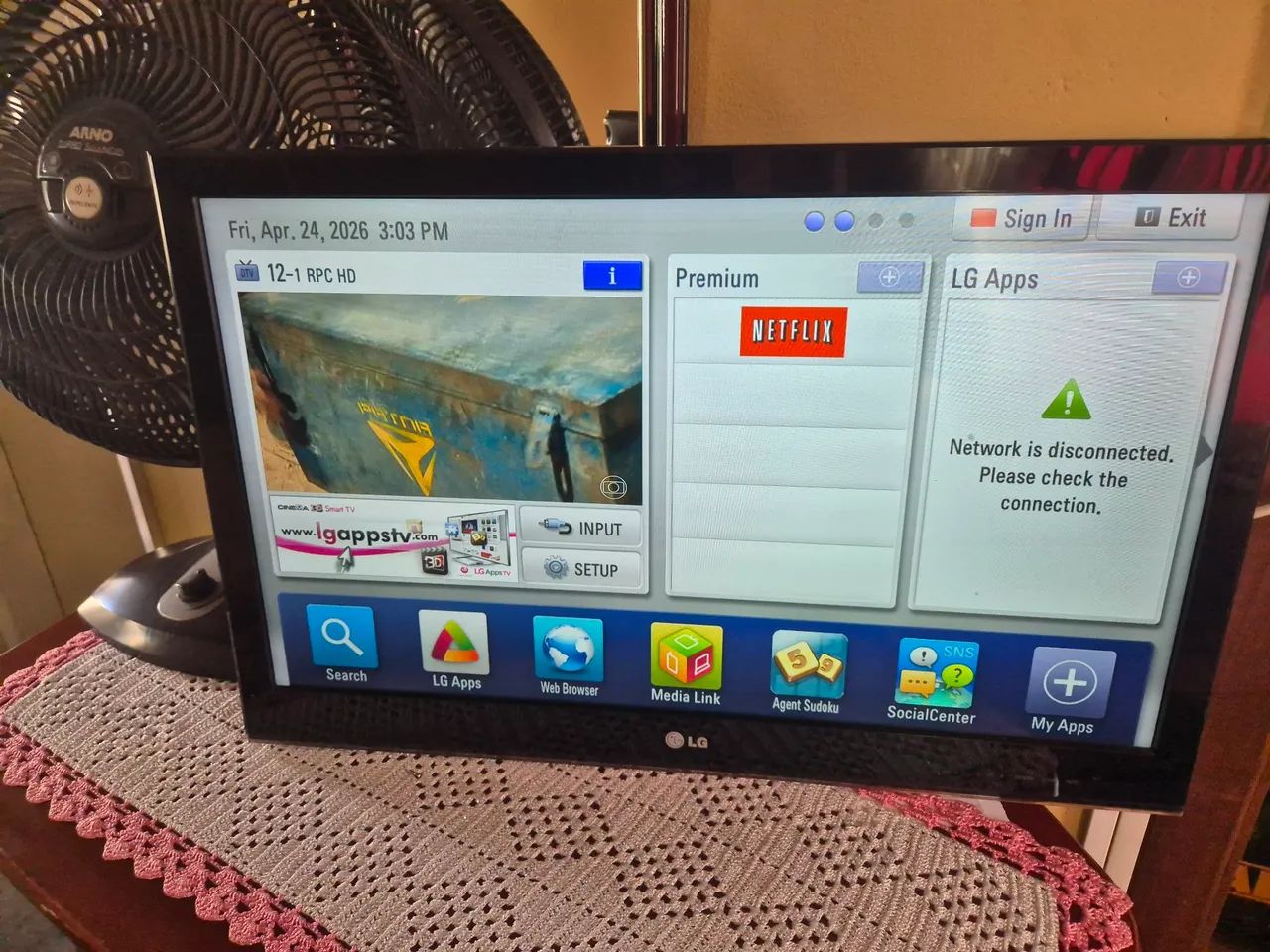 Televisão LG 32 polegadas, hdmi, usb, Conversor digital integrado