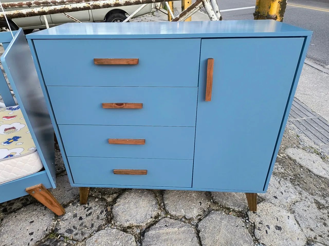 CONJUNTO CAMA/BERÇO COM CÔMODA  - Foto 3