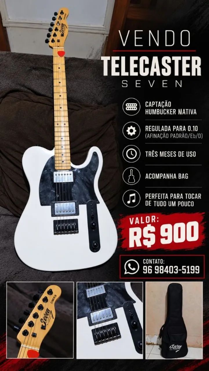 Guitarra Telecaster Seven