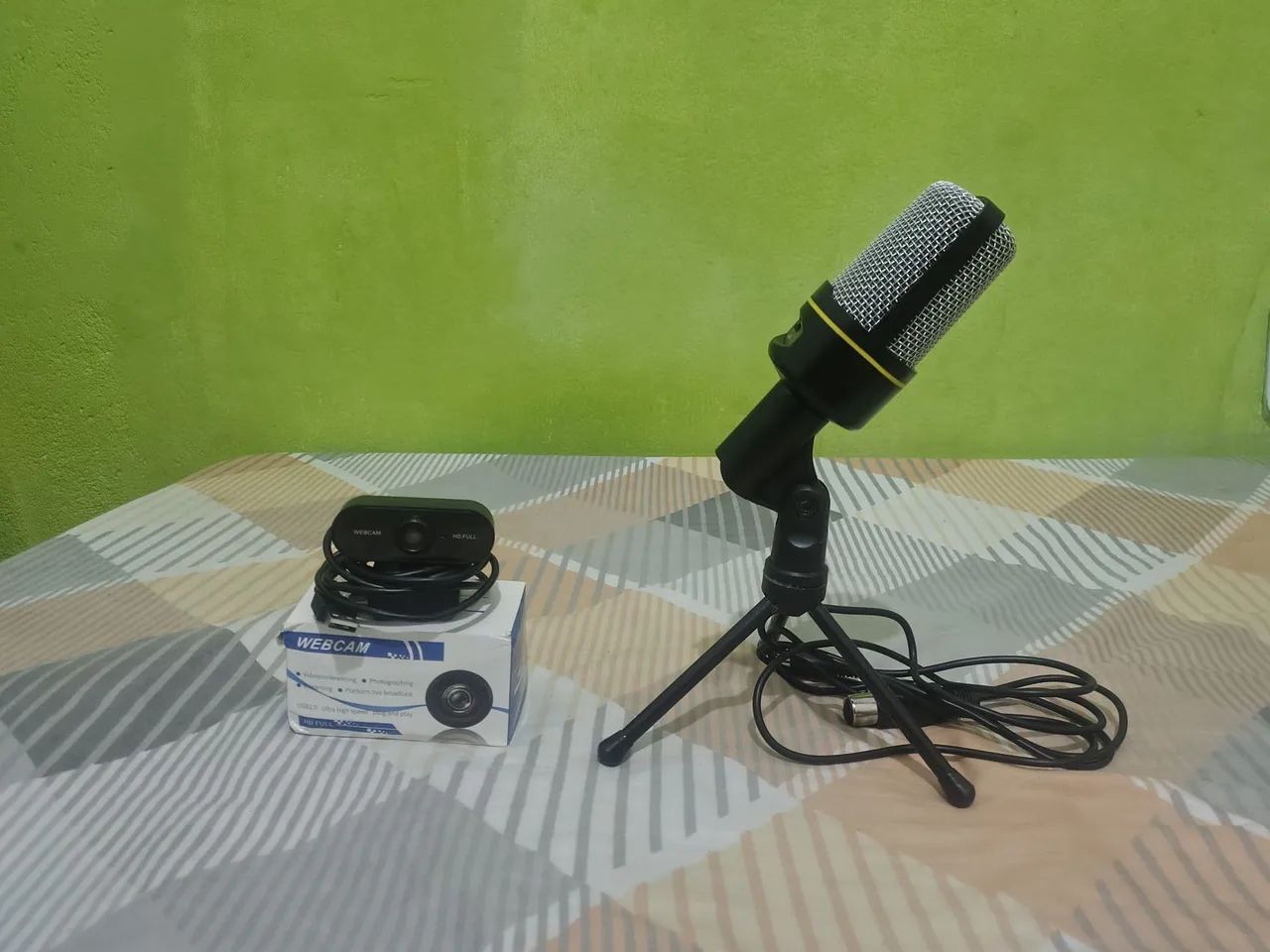 Webcam mais microfone 