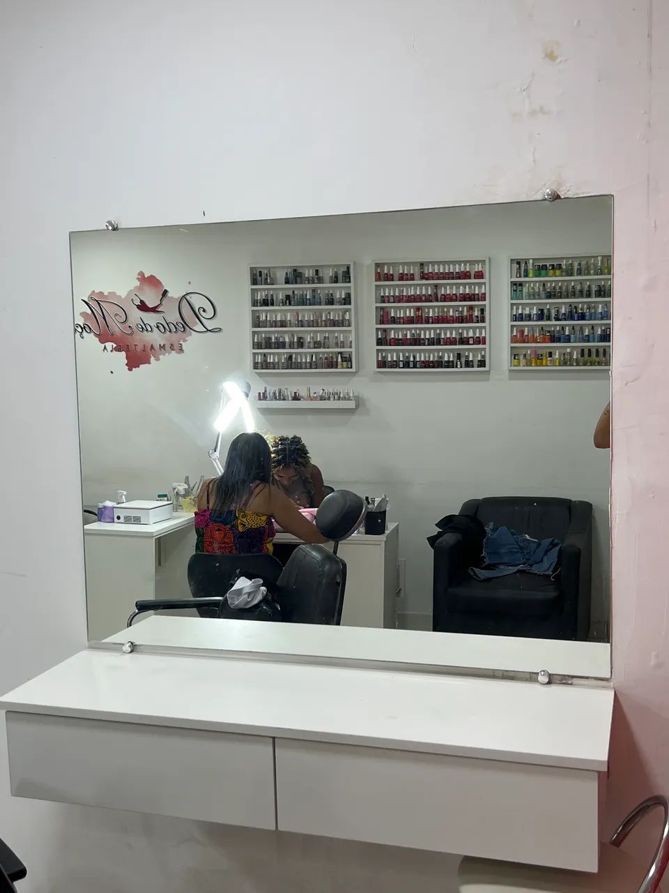 Espelho + bancada 