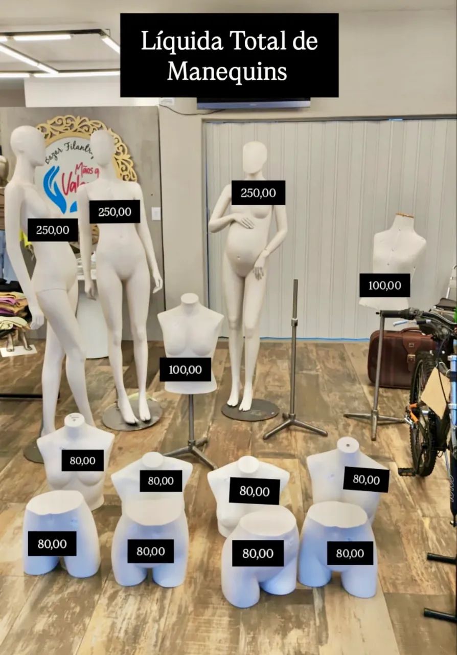 Manequins liquidação 