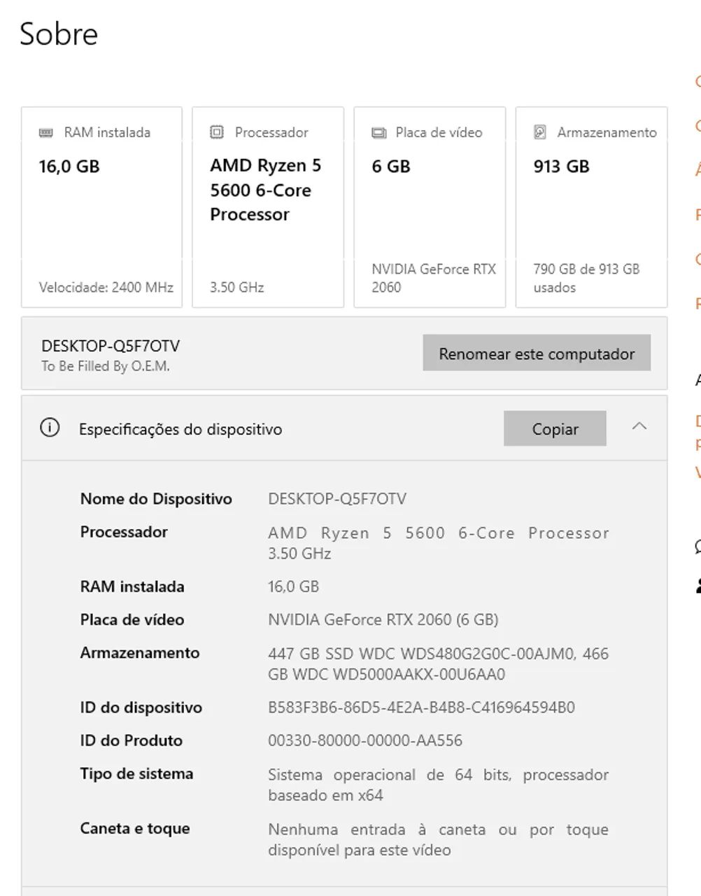 Computador Gamer Rtx 2060