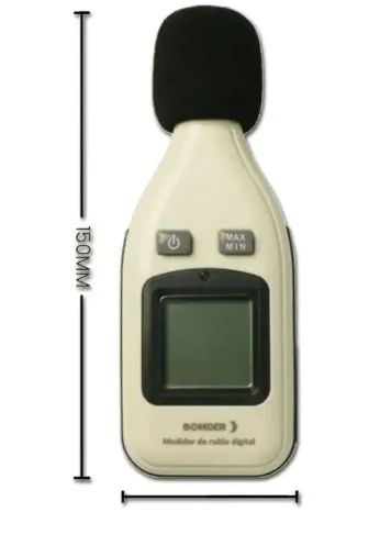 Decibelimetro Digital Profissional Medidor De Ruido E Som - Foto 4