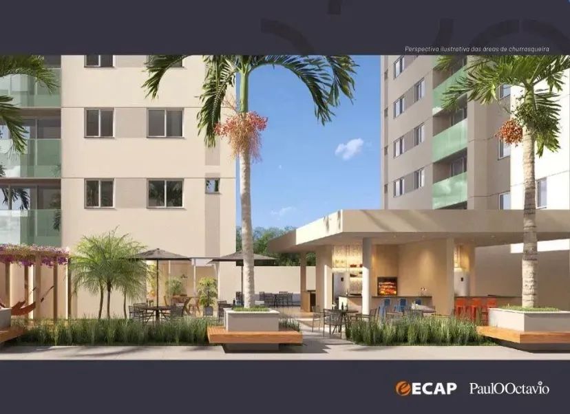 Oportunidade. APTO UP RESORT Residencial, Paulo Octávio. 2 quartos, 11* Andar. - Foto 12