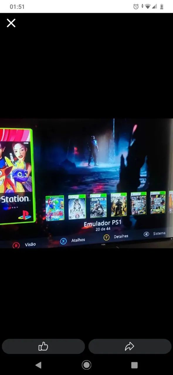 Xbox 360 slim em ótimo estado e funcionamento perfeitamente, vendo ou troco! - Foto 3