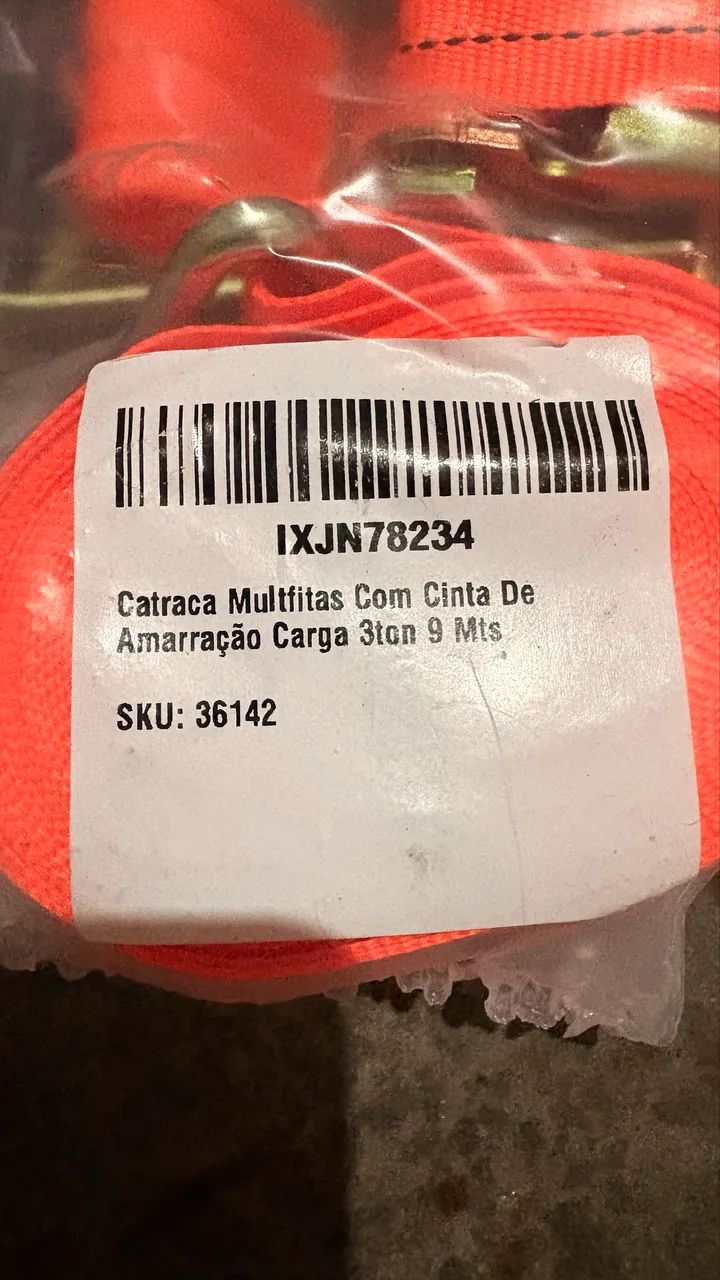 Catraca com Cinta de Amarração 3 Toneladas 9 Metros Nova - Foto 2