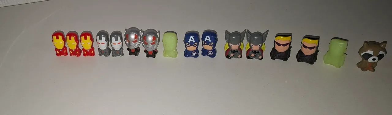 bonequinhos personagens da marvel