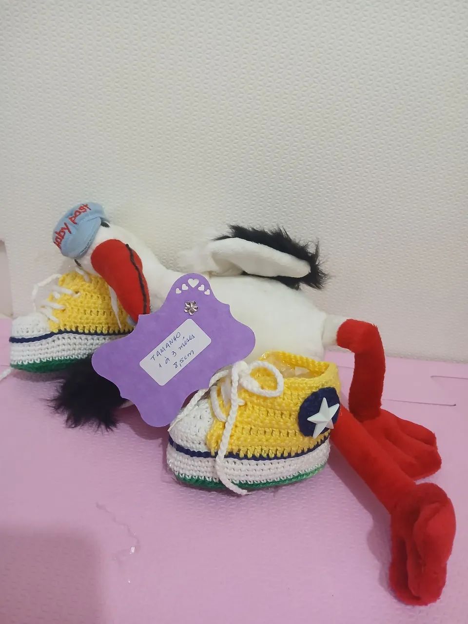 Sapatinho Croche Tipo Allstar