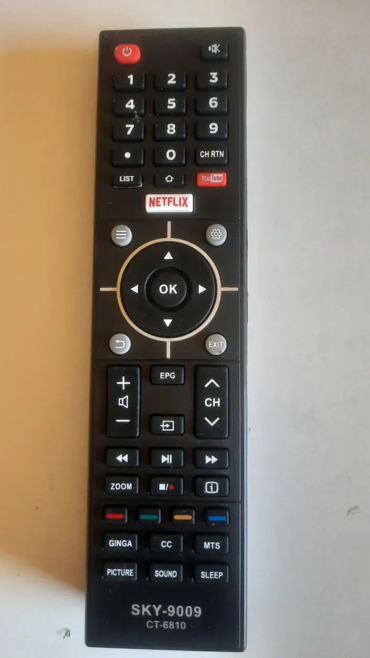 Controle para TV SEMP.