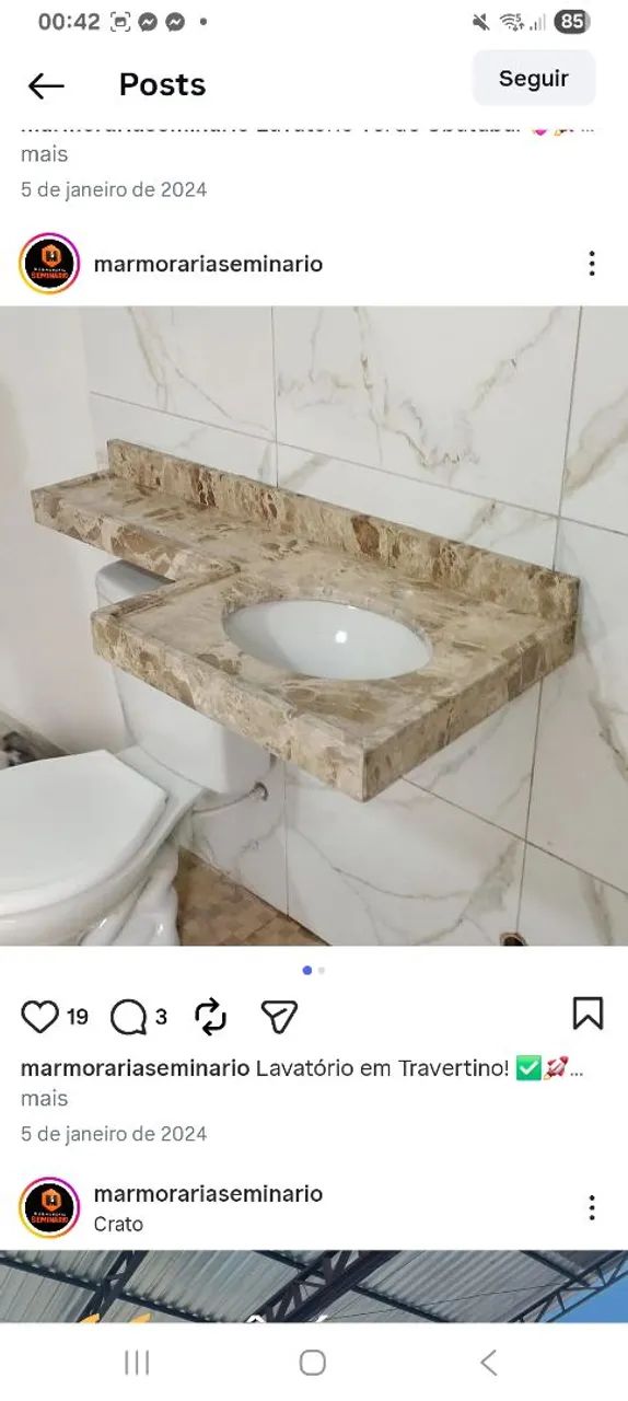Lavatório em Granito  - Foto 3