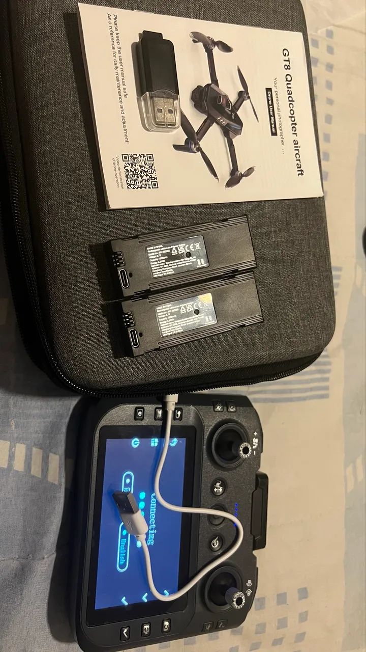 Kit Acessórios Drone GT8 Pro - Semi Novo + Itens Lacrados - Foto 2