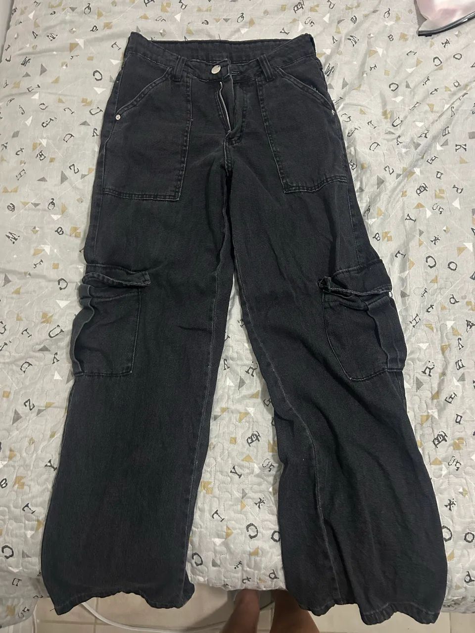 Calça cargo wide leg - Foto 3