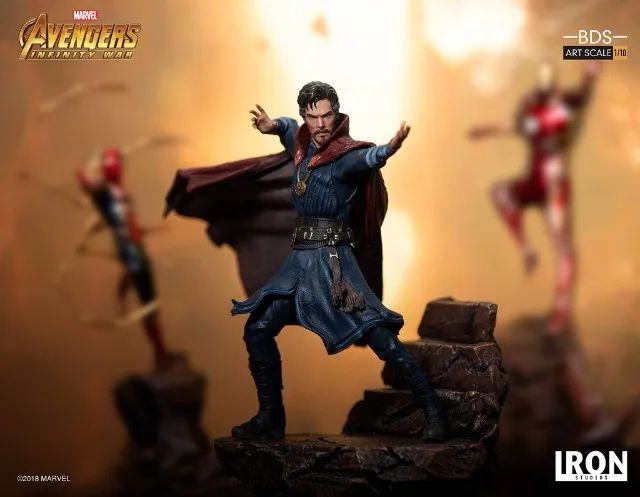 Estátua Miniatura Doctor Strange 1/10 Avengers Infinity War (IRON STUDIOS)
