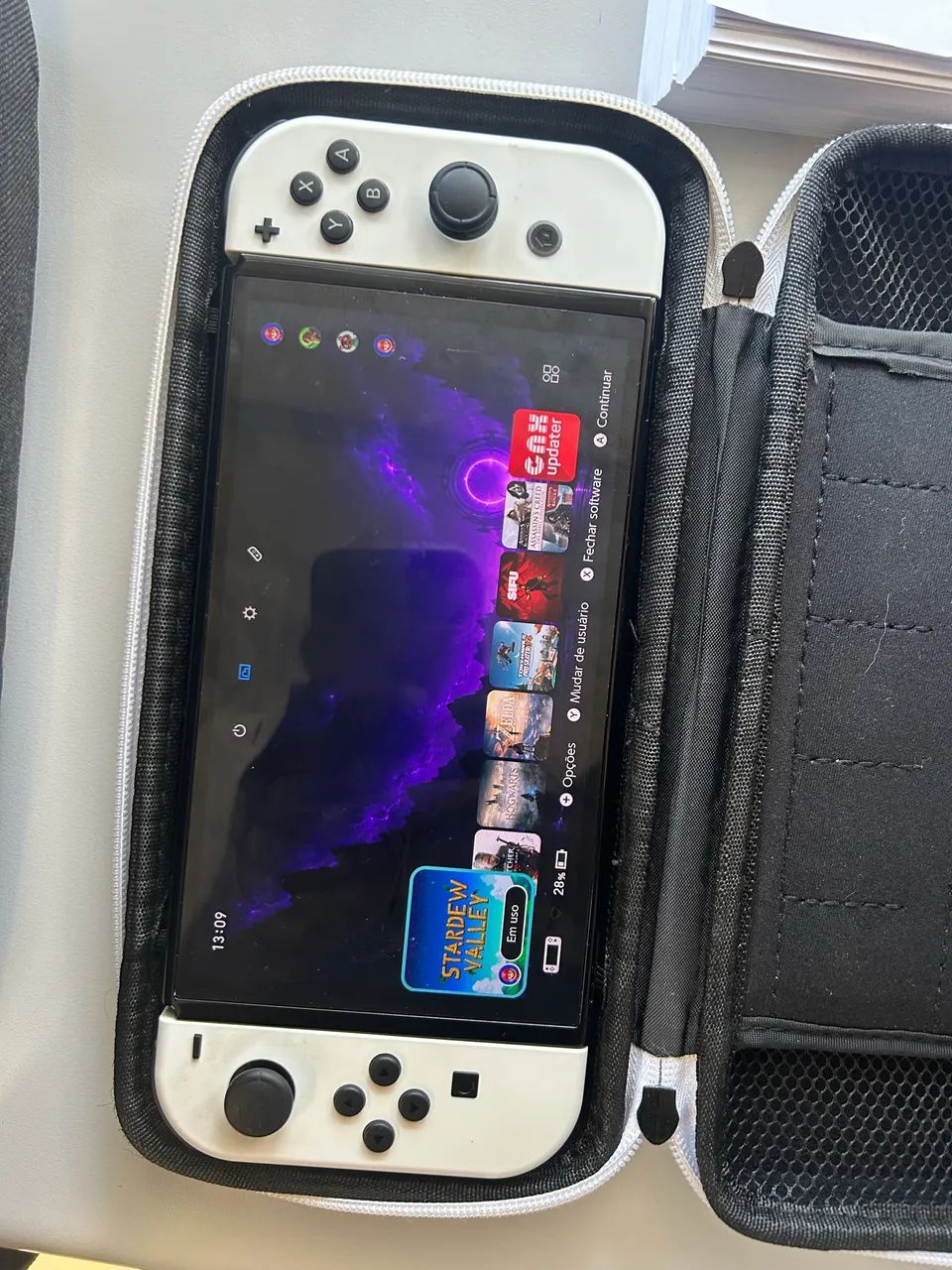 Nitendo Switch oled desbloqueado 128gb - Foto 2