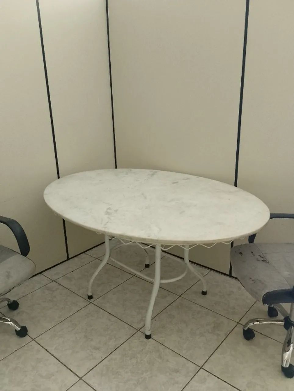 Mesa cozinha mármore branco 