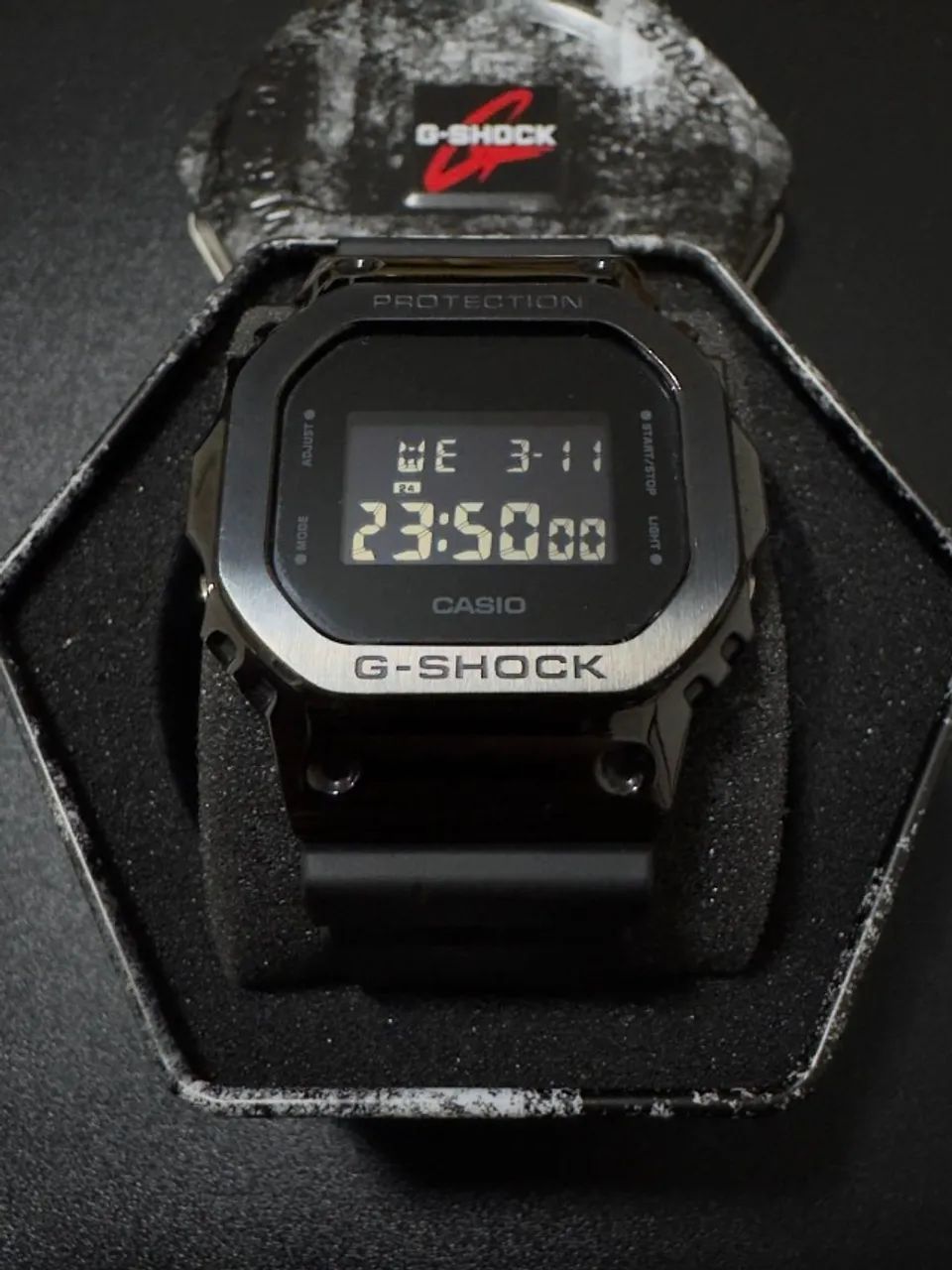 RELÓGIO CASIO G-SHOCK G-STEEL GM-5600UB-1 ORIGINAL - Foto 2