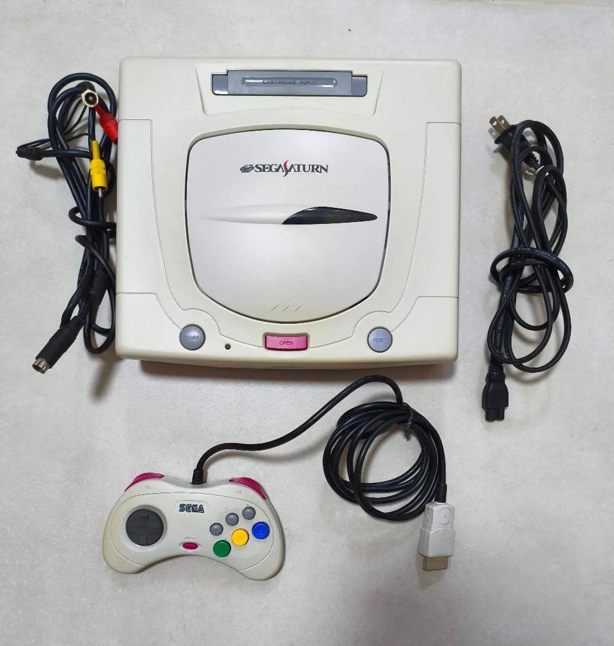 Sega Saturn Branco Tec Toy 