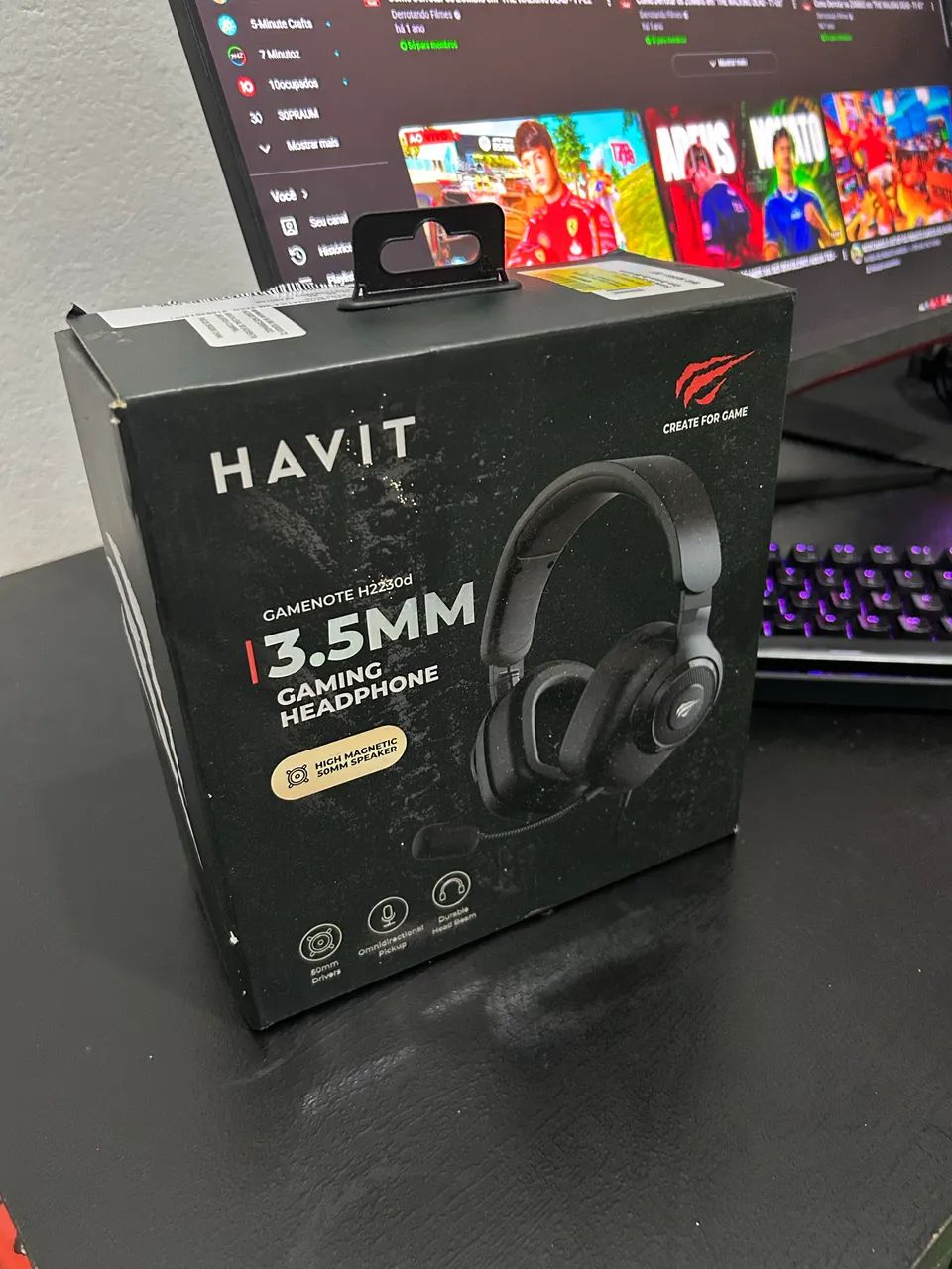 Headset Havit H2230d - Foto 4