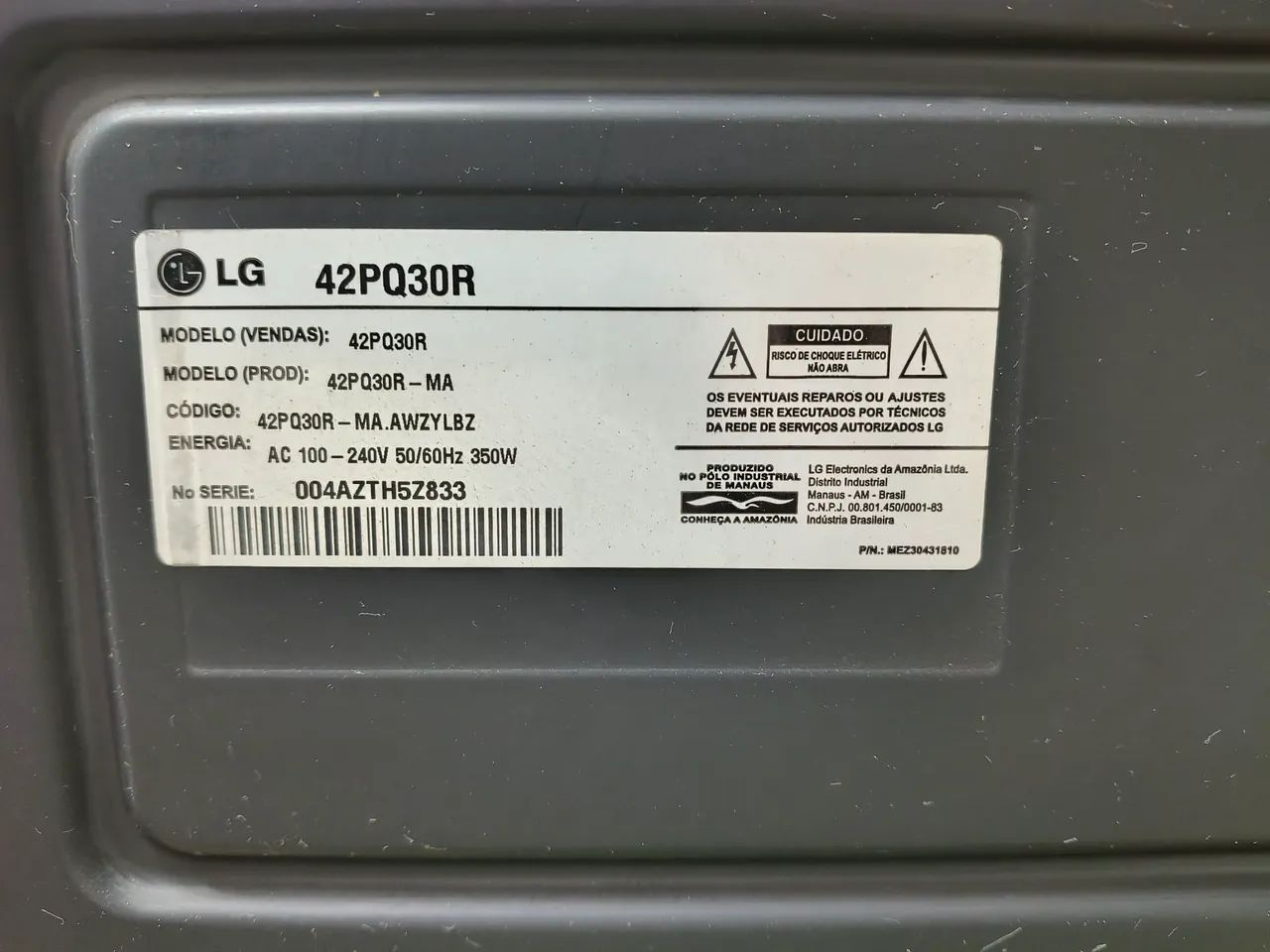 Tv LG 42 polegada semi nova  - Foto 3