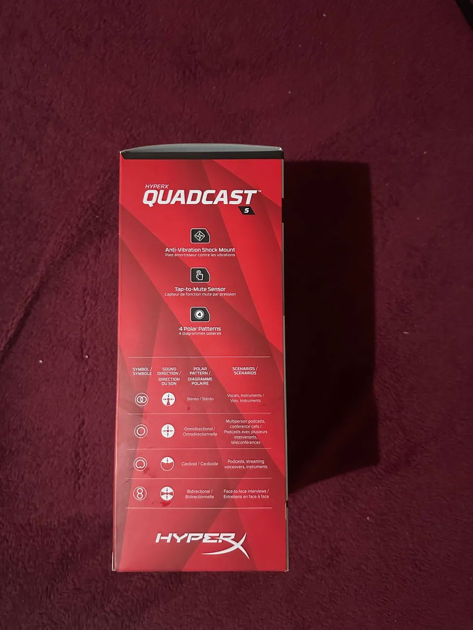 Microfone HyperX QuadCast S RGB USB Original - Completo na Caixa - Foto 3
