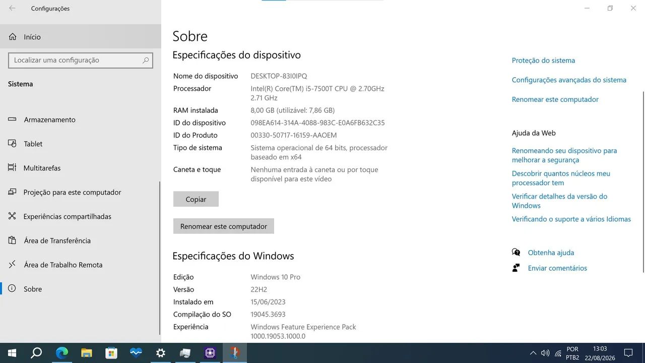 Mini PC Desktop Dell Optiplex 7050 - Foto 4