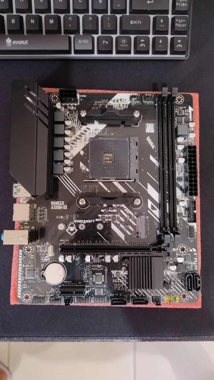 Kit RYZEN 5 2600 + A320M MANCER NOVA - Foto 4