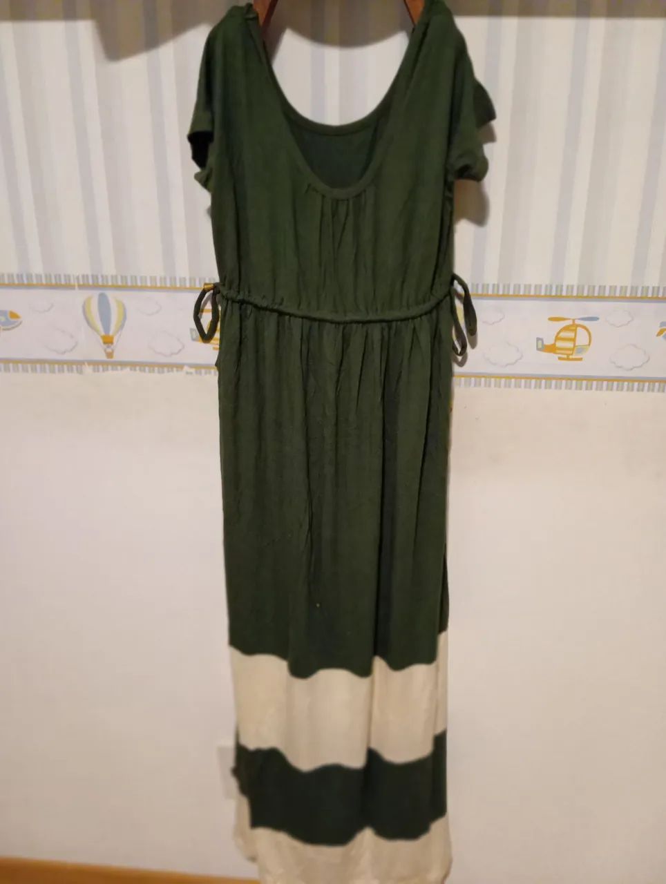 Vestido longo gestante super confortável 