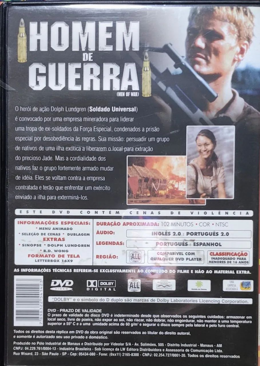 Dvd homem de guerra - Foto 2