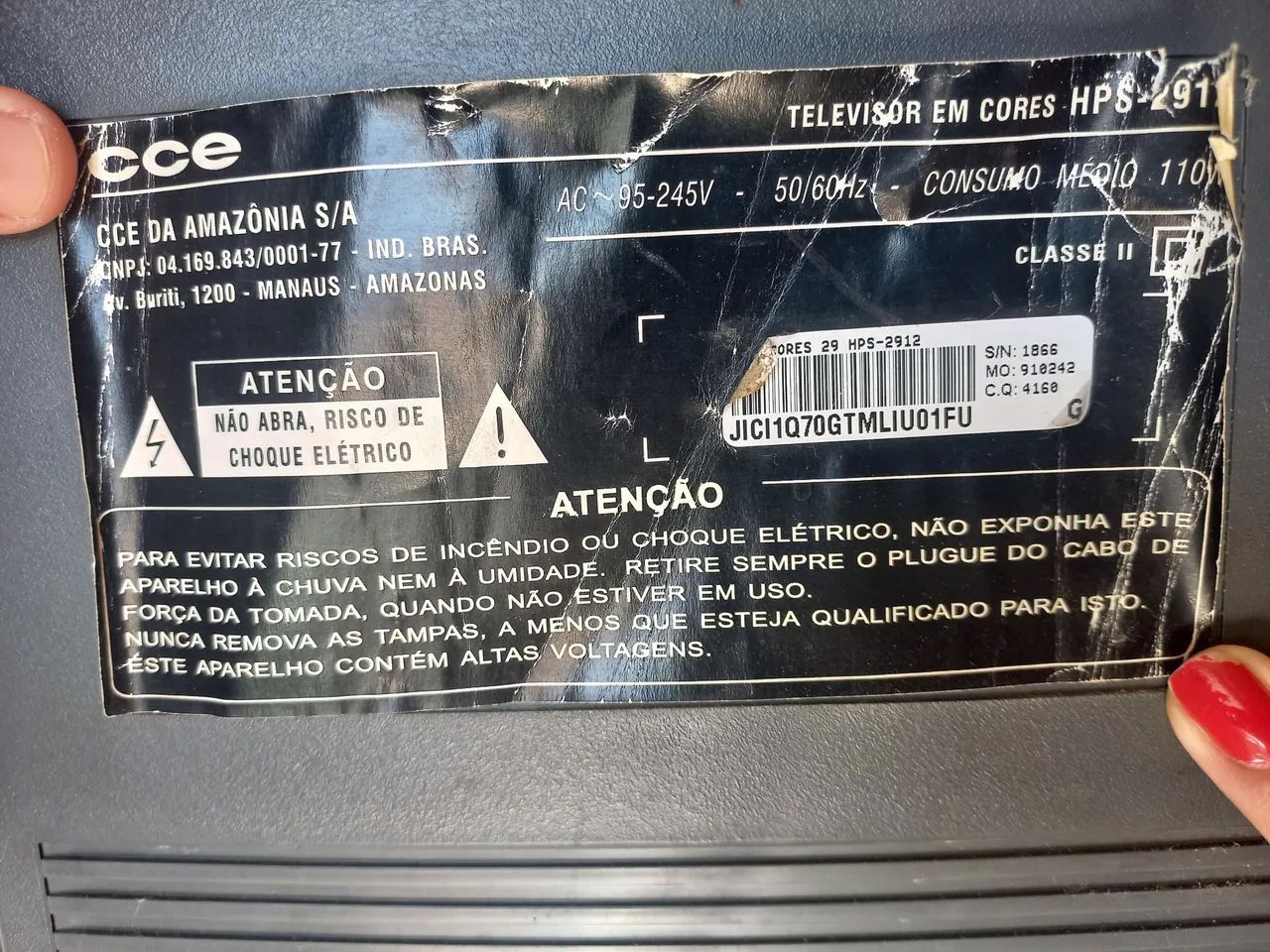 TV 29" CCE MODELO HPS2912 - Foto 4