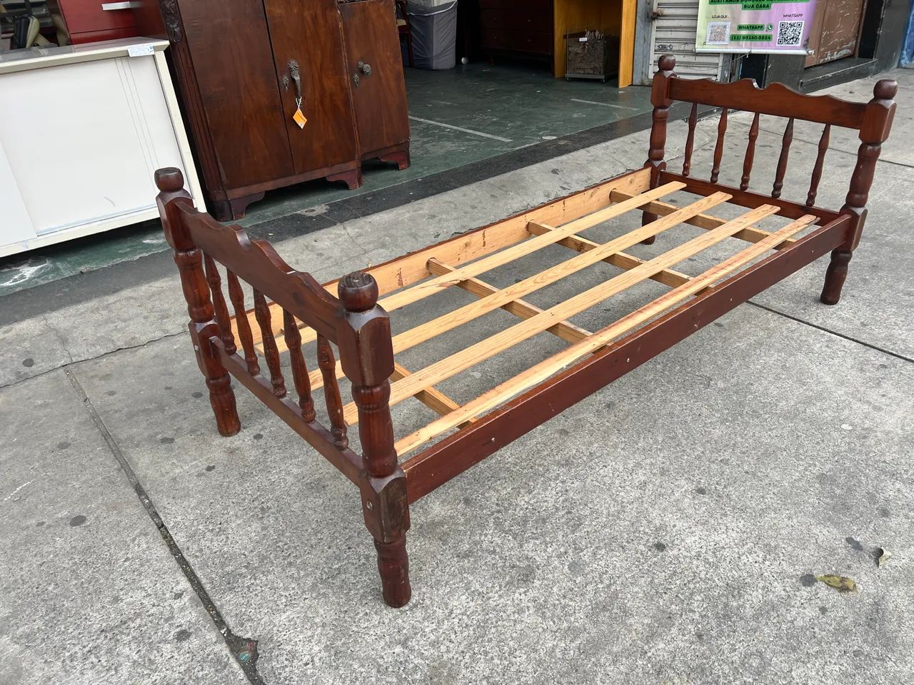 Cama de Solteiro em Madeira 78x188 - Foto 5