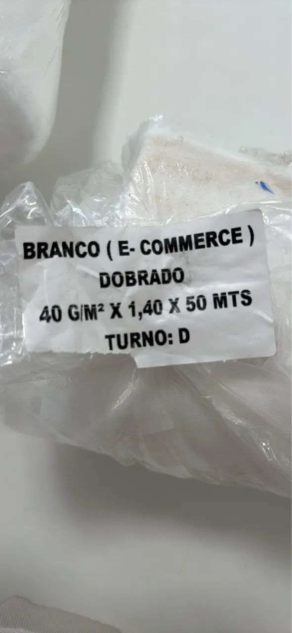 02 Rolo TNT branco 40gr - Foto 2