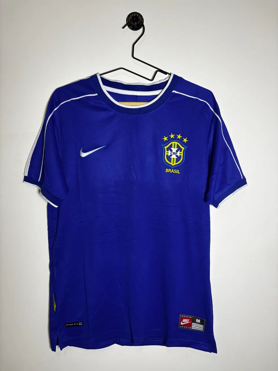 Camisa retrô Brasil 1998 - Foto 3
