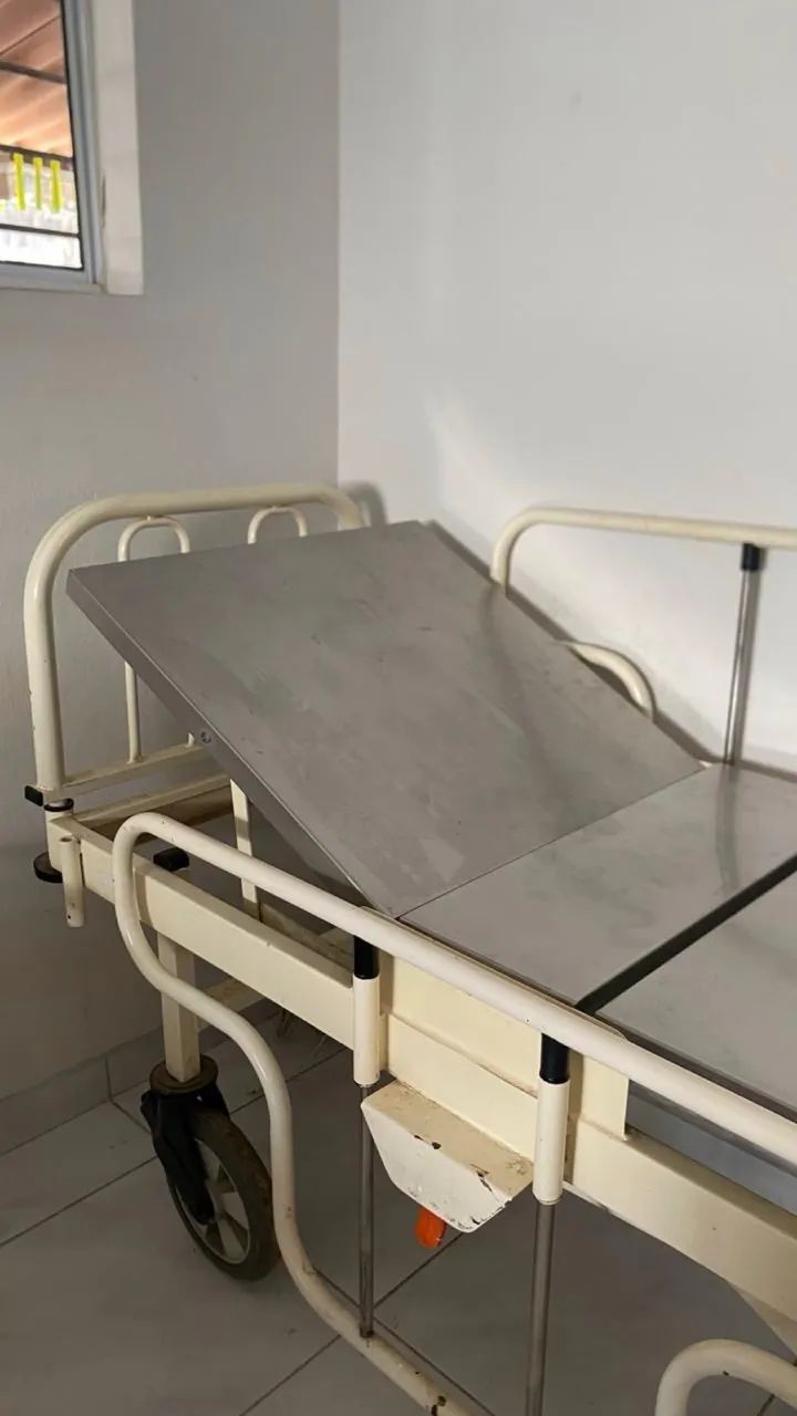 Cama hospitalar + colchão pneumático  - Foto 3