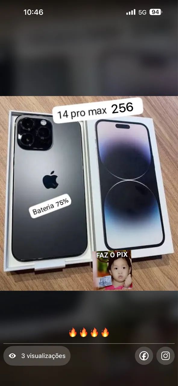 IPHONE 14 PRO MAX 256 
