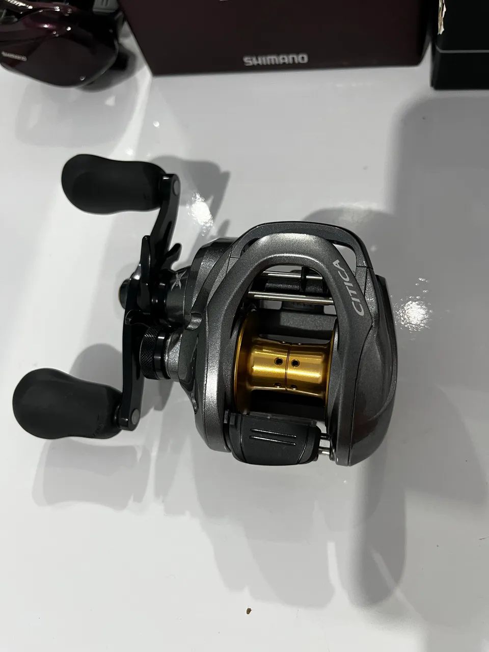 daiwa tatula ct vs shimano curado 25 SV TW 100XH (Right handle) Shimano’s Digital Control braking Two blue marlin hooked stock13072024 Butt Type:Alps Bent Butt #2